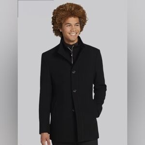 NWT - Men's Size L Joseph Abboud Modern Fit Classic Carcoat With Zippere…